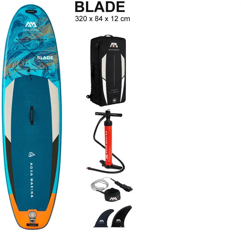 2022 windsurf 320*84*15CM board AQUA MARINA BLADE inflatable sup board sail sailboard stand up paddle surf surfboard windsail
