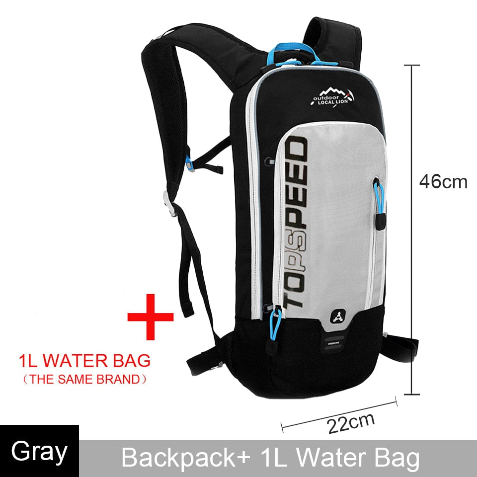 Leão local 6l/5l saco de ciclismo das mulheres dos homens equitação à prova dwaterproof água respirável bicicleta mochila, saco de água da bicicleta, capacete da bicicleta