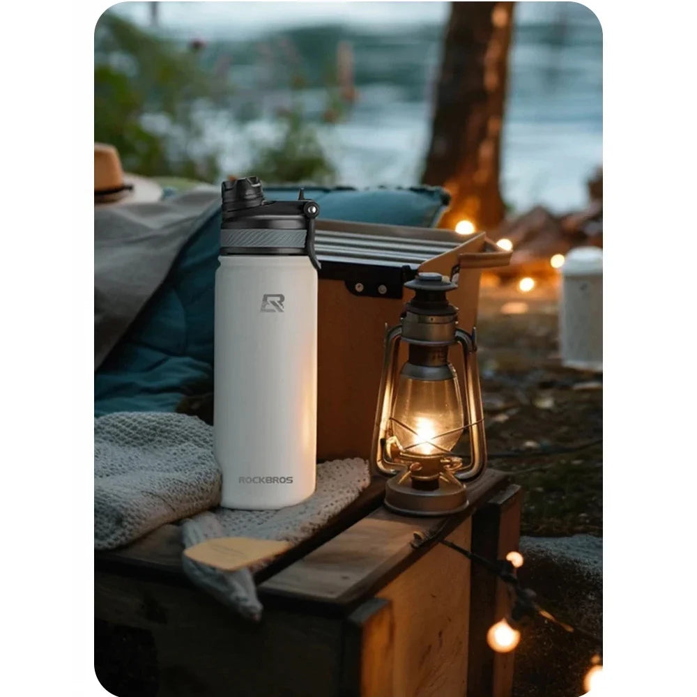 Stainless Steel Insulated Water BottleSports Insulated Water BottleLeak-proof and BPA-freeReusable Suitable for Cycling Running