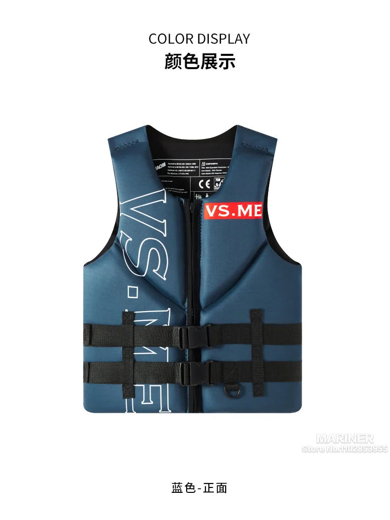 Life Vest for Adults Kayak KiteSurf Jet Ski Life Jacket Motorboats Raft Rescue Swim Drifting Boat Wakeboard Fishing Life Jackets