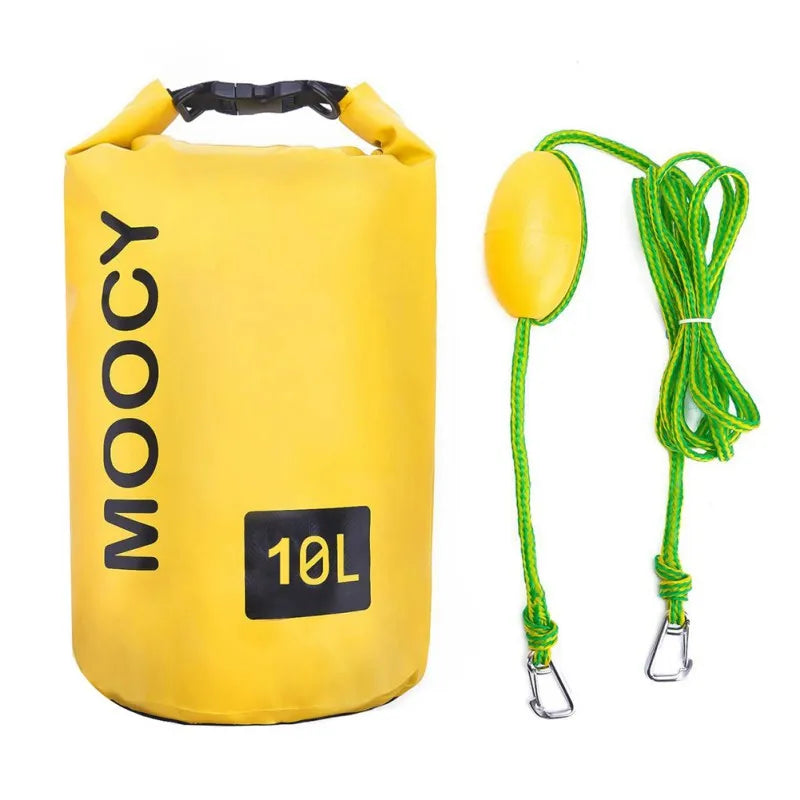 2-in-1 Sand Anchor Tow Rope Sand Sack with Waterproof Dry Bag 10L/20L Dock Line For Kayak Jet Ski Rowing for Small Boats