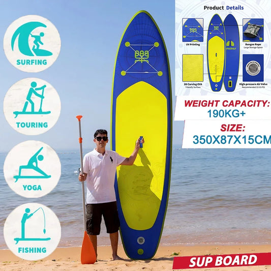 FunWater Stand Up Paddling Board Inflable Paddle Board Non-Slip Water Sport Paddle Board Surf Sup Board