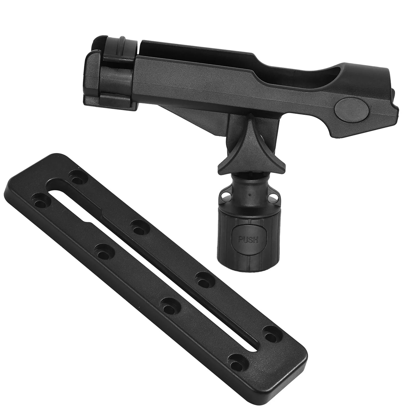 Fishing Rod Holder Adjustable Fishing Pole Holder with Plastic Kayak Rail Kayak Mount Track