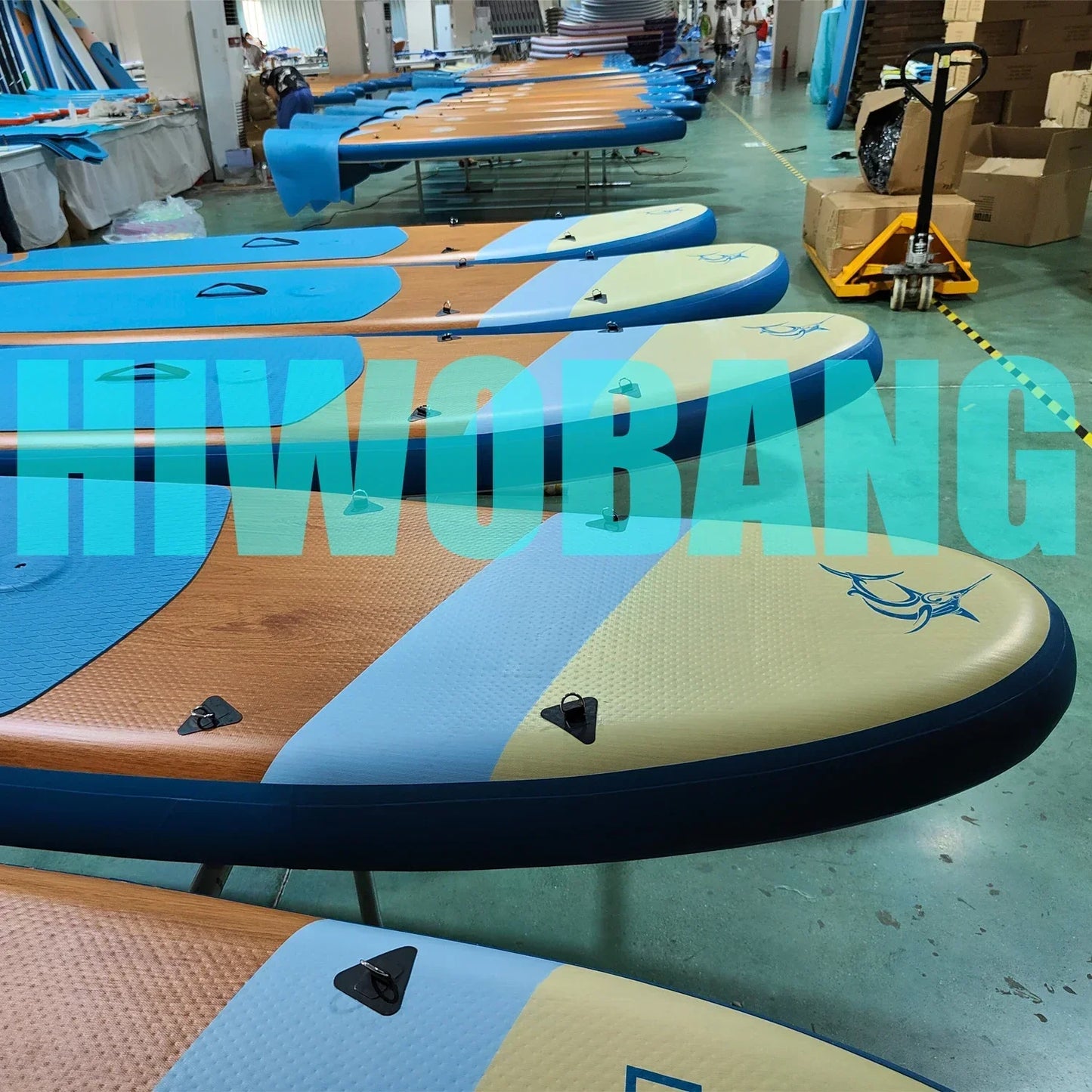 Windsurf Inflatable Stand Up Sup Paddle Board With Sail Kitesurf Wakeboard