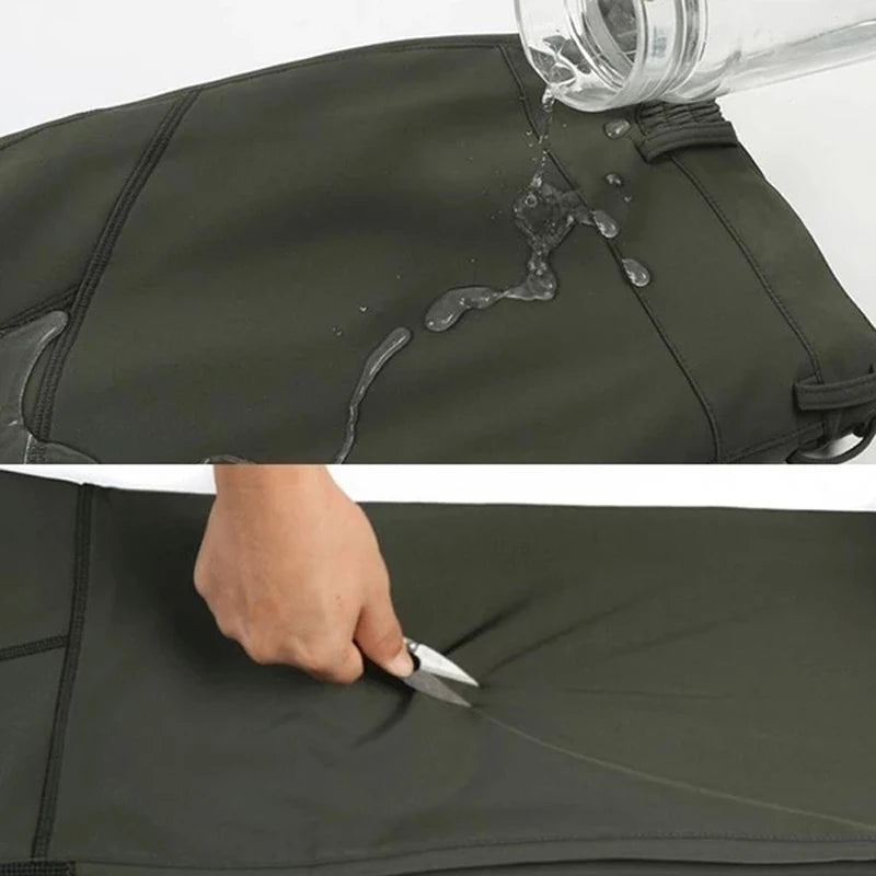 Men's Winter Fleece Waterproof  SoftShell Casual Pants Hunting Thin Hiking Camping Fishing Climbing Trekking Sports Gym Trousers