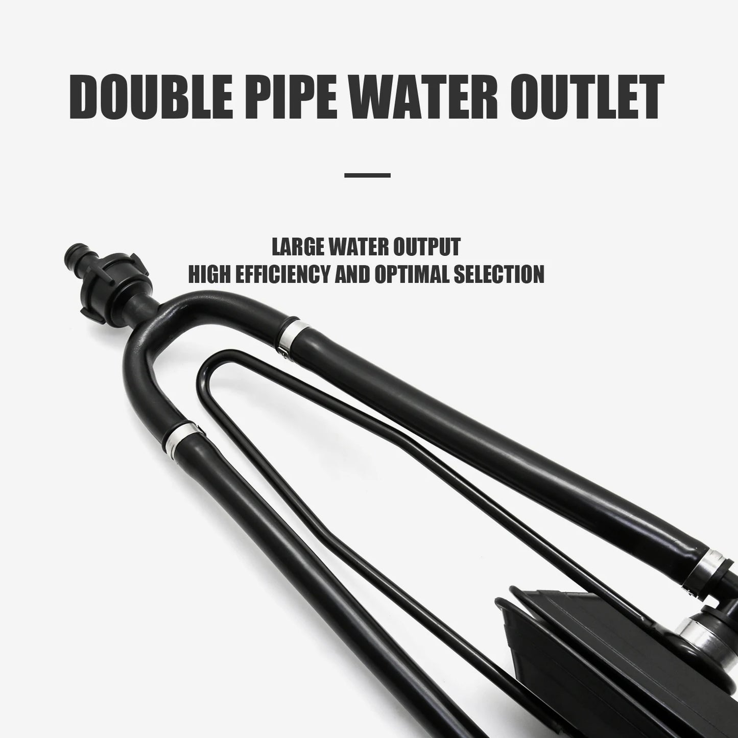 1PCS KOETSU Marine Universal Rectangular Outboard Motor Water Flusher Boat Ear Muff Engine Flusher for Marine Boat