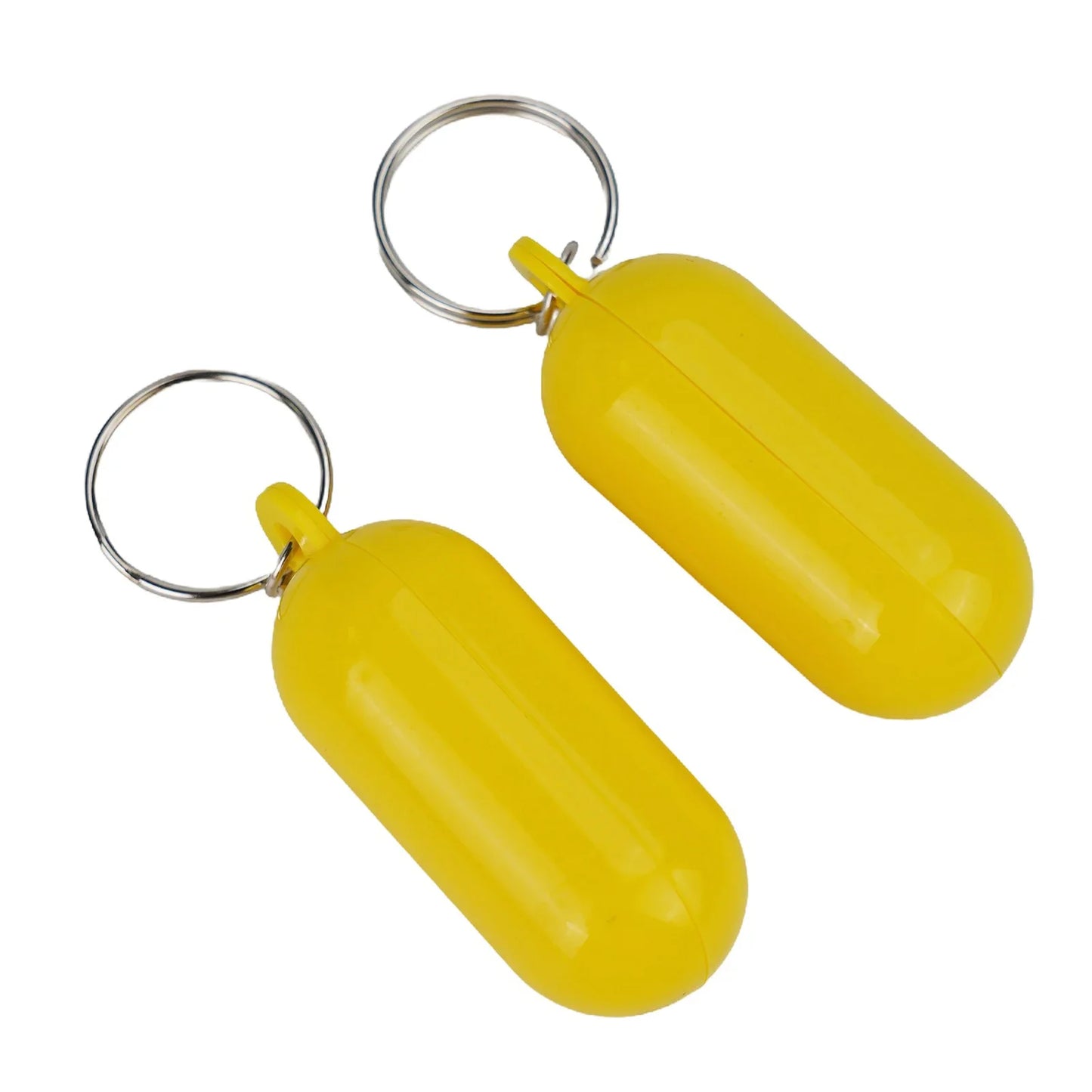 2pcs Beach Keychain Boat Oval Hollow Kayak Floating Keyring Fender Buoyant Key Ring Marine Sailing Boat Float Keychain