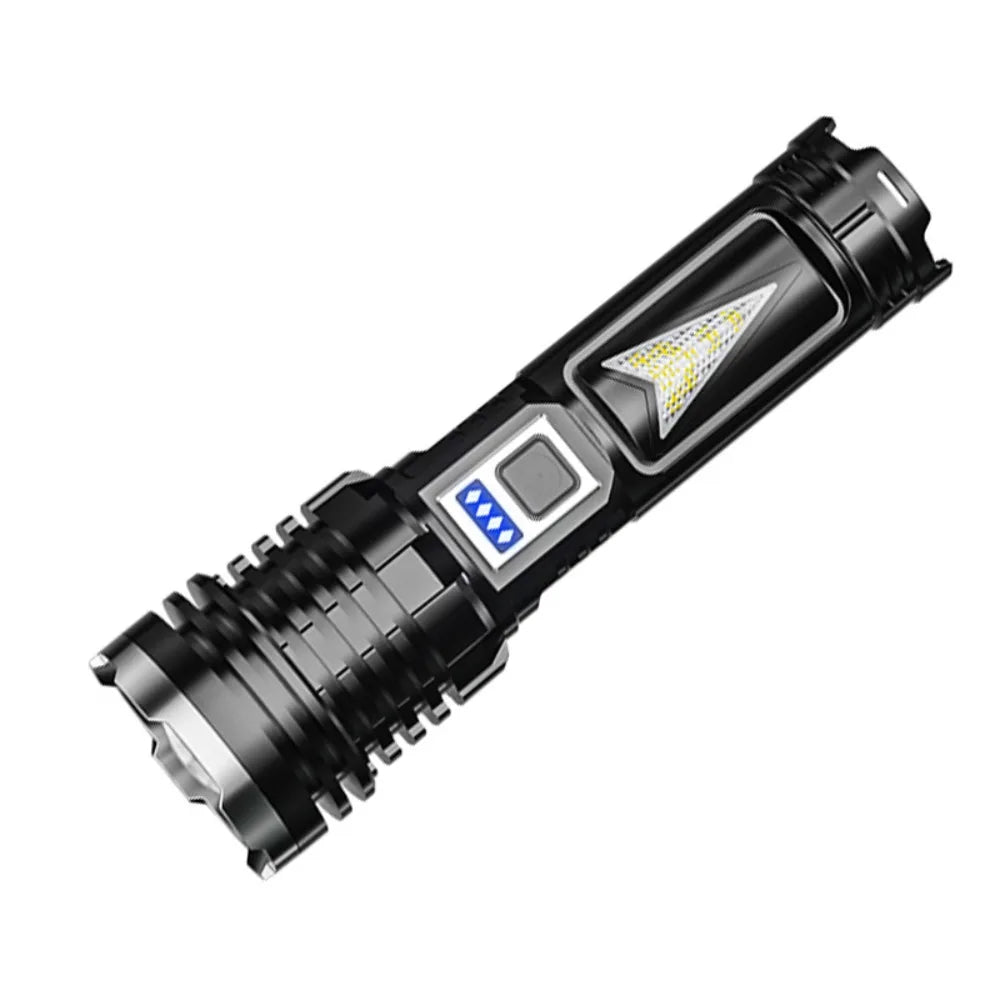 New White Laser Flashlight, High-power Spotlight, Long-range Shooting Outdoor Emergency Long Endurance Strong Bright Flashlight