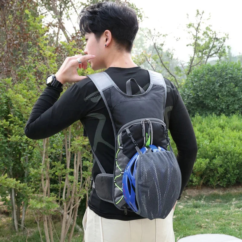 Ultraleve dobrável saco de água capacete armazenamento portátil esporte mochilas ao ar livre caminhadas escalada bolsa reflexiva ciclismo mochila