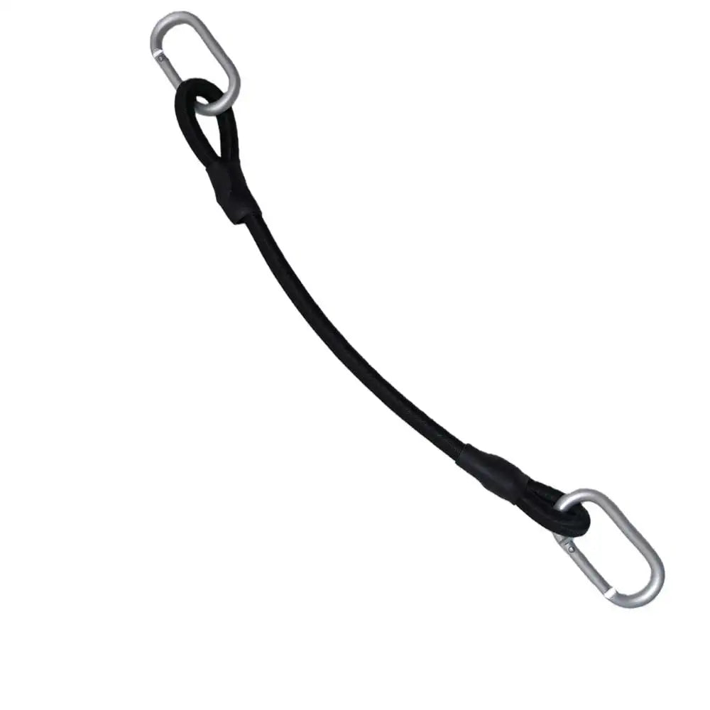 2pc Heavy Duty Bungee Shock Cord Tie Down Straps with Snap Hooks for Camping Tents Kayaks Boat Trailer Fishing Gear Organization