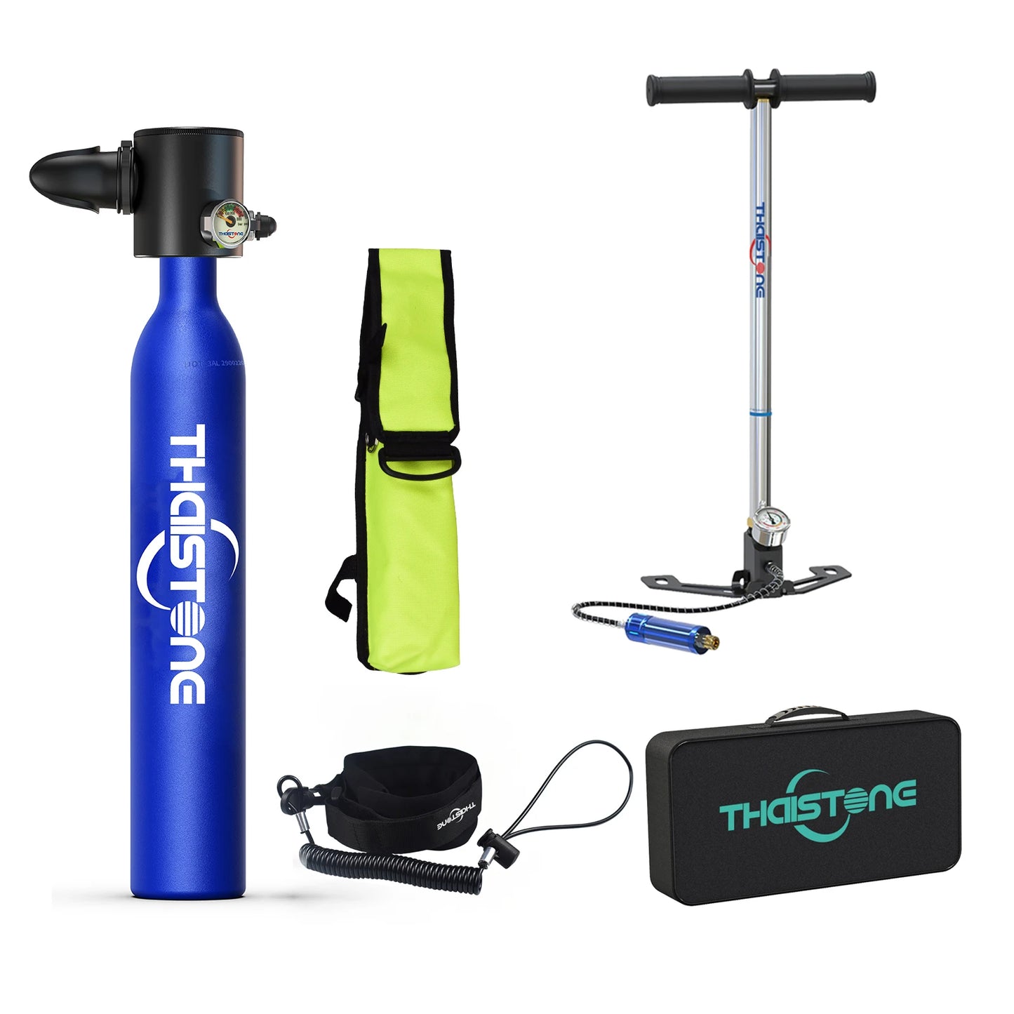 THAIITONEE-Mini Scuba Diving Tank, Underwater Swimming Swimmer, Cylinder Equipment, Dive Bottle, Oxygen, 0.5L, 5-10 Minutes