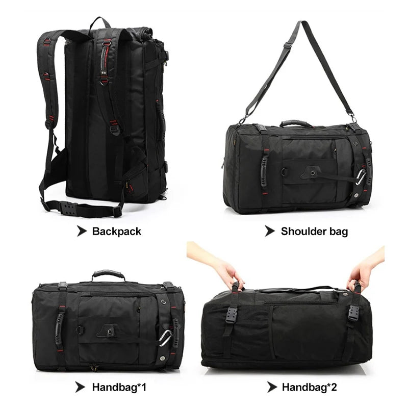 50l 70l viagem mochila de treinamento fitness grande capacidade multifuncional saco bagagem à prova dwaterproof água dos homens caminhadas ao ar livre packxa8