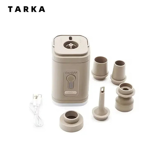 TARKA Camping Portable Electric Air Pump  Wireless Air Compressor Inflator Deflator Pumps Air Cushions Beds Boat Swimming Ring