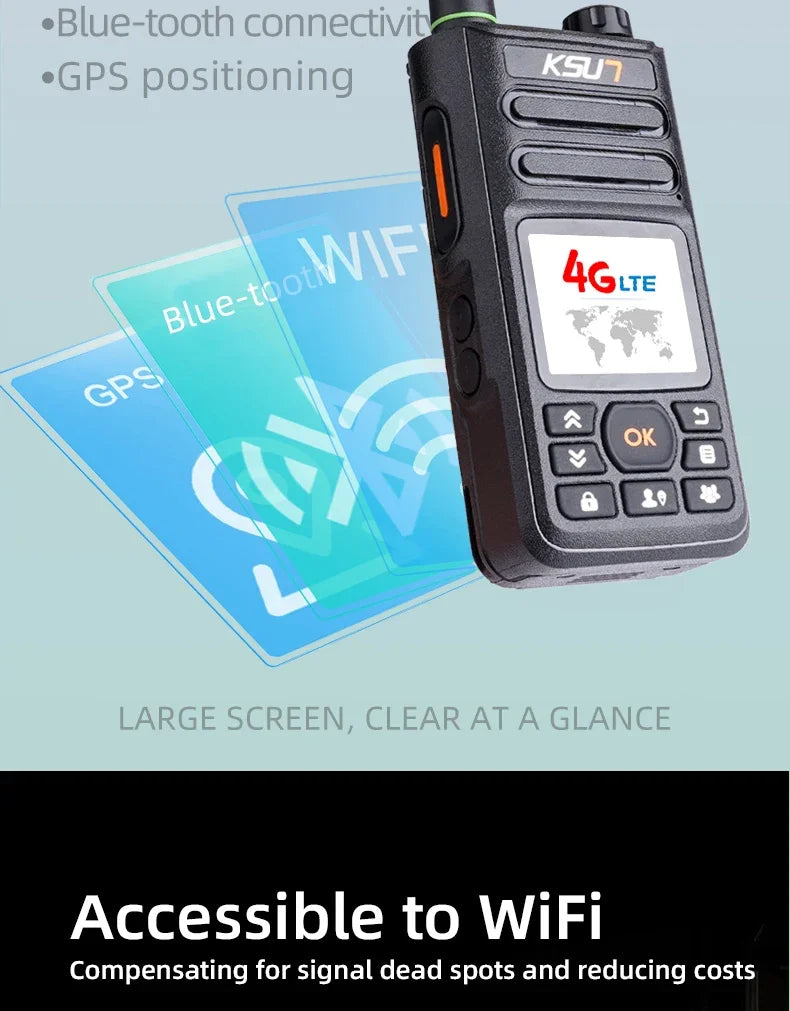 POC two way radio long range 100 km 5000km 200 300 500 1000 3000 5000 mile GPS global 4G WIFI zello sim card walkie talkie phone