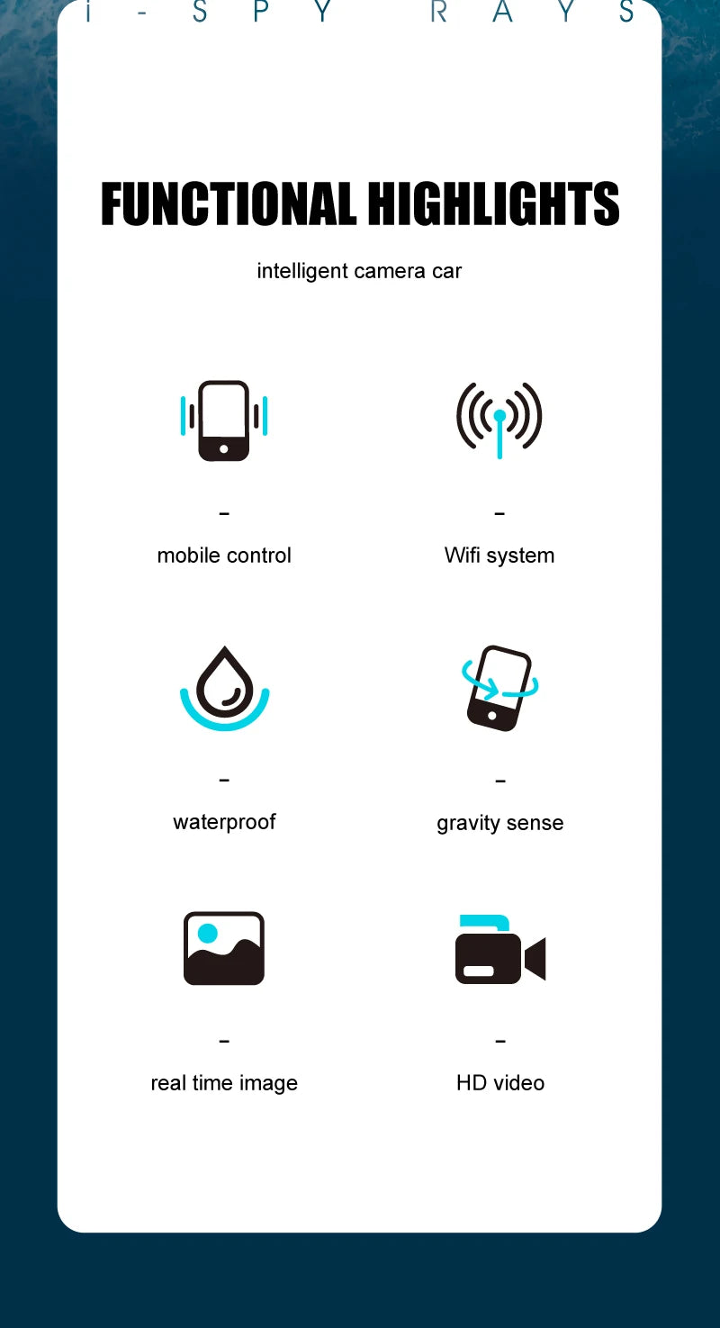 6CH RC Boat Submarine With Underwater Camera Remote Control Wifi FPV Remote Control Boats Radio Control Toys For Boys Kid Gift