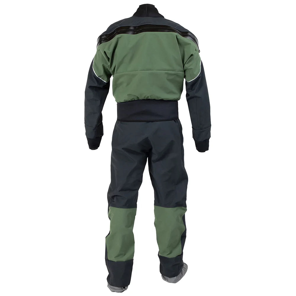4-layer waterproof Kayak Dry suit for Men One pieces with Latex Gasket for Drift Floating