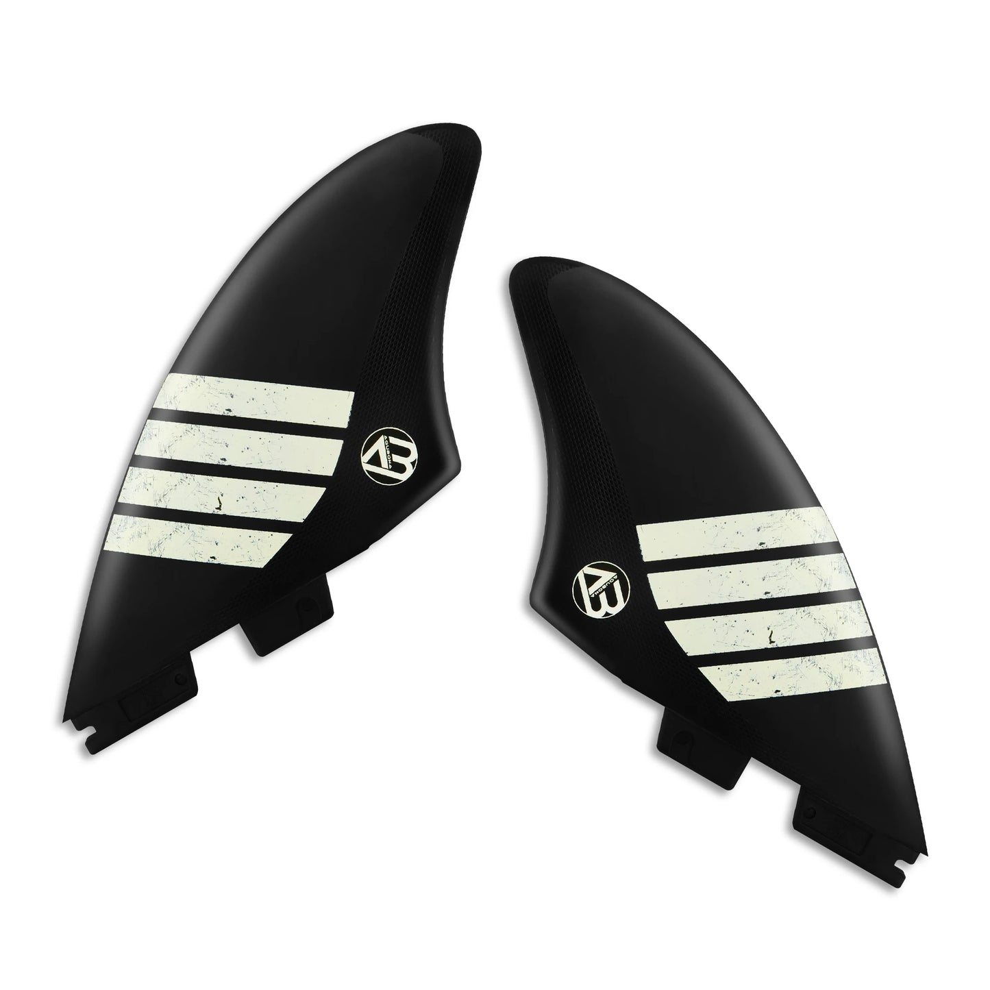 Surfboard Twin Keel Fins (2 Fins) Dual Tab Single Tab Sizes for Longboard Surfboard Funboard
