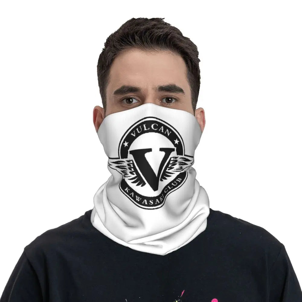 Vulcan Motorcycle Modren Bandana Neck Cover Printed Wrap Scarf Multi-use Headwear Outdoor Sports Unisex Adult Washable