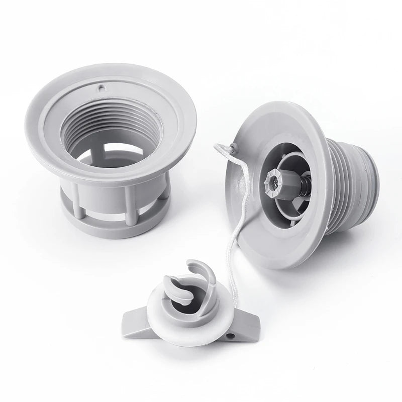 6 Holes Inflatable Boat Raft Dinghy Kayak Canoe Accessorie Air Valve Adapter Cap