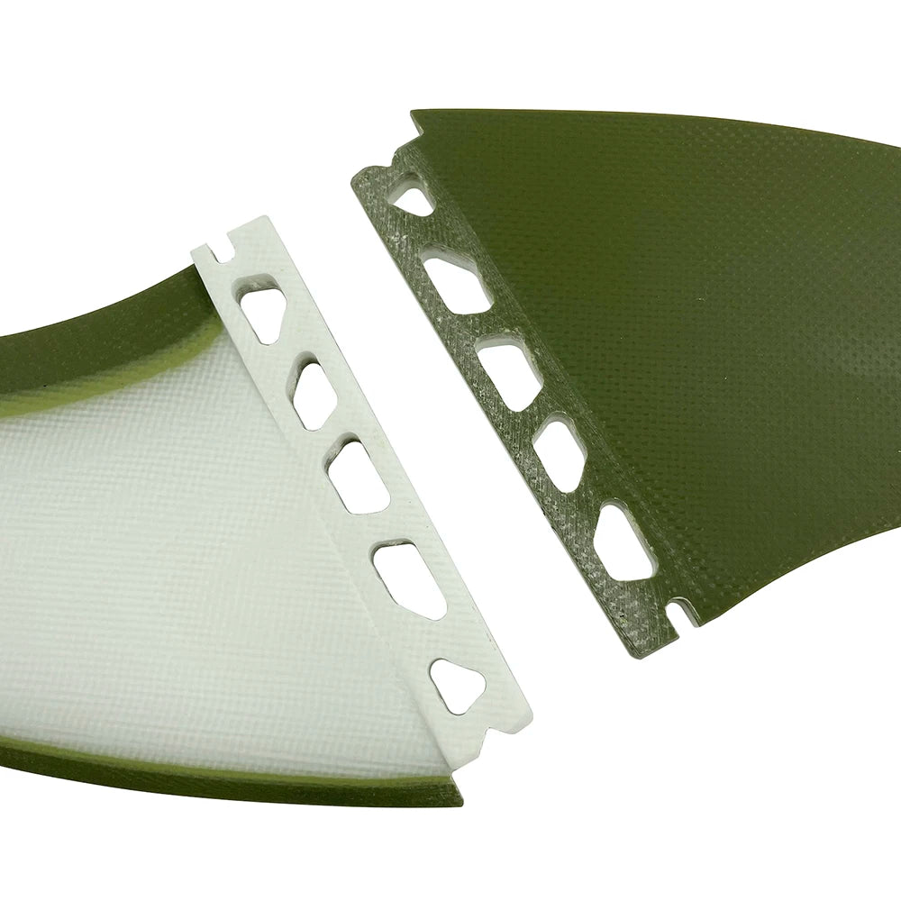 UPSURF Future Quilhas Tri Fins T1 3 FINS Thruster Fiberglass Surfboard Fins Single Tab Surfing Equipment Accessory Tabla de Surf