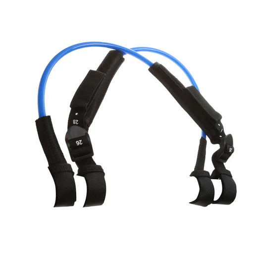 MagiDeal Professional 2Pcs TPU Adjustable Windsurfing Harness Non-Slip Line Water Sport Wind Surfing Tools 56-71cm Blue/Orange