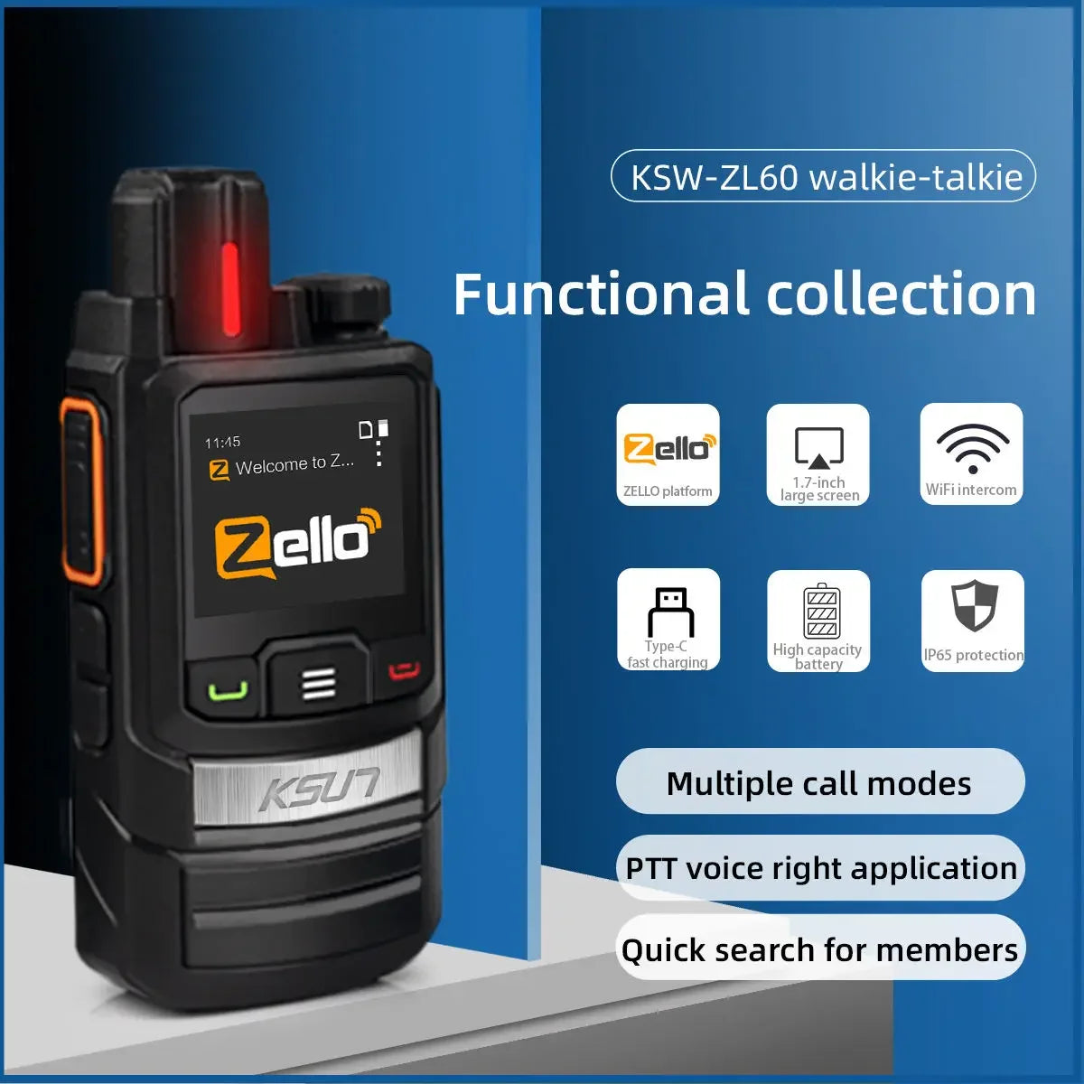 POC two way radio long range 100 km 5000km 200 300 500 1000 3000 5000 mile GPS global 4G WIFI zello sim card walkie talkie phone
