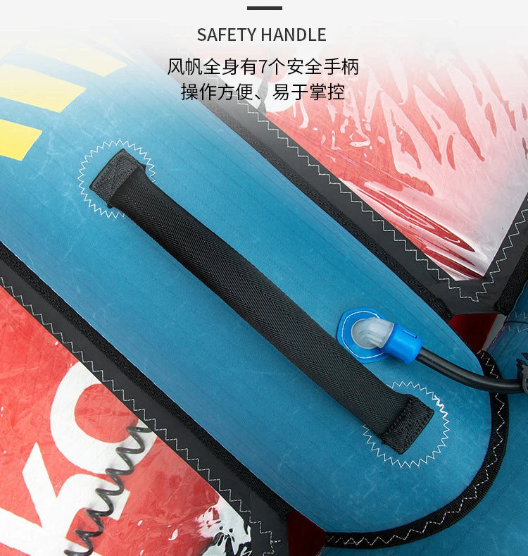 Portable Stand-up Windsurfing Set Water SUP Inflatable Kiteboards with Dual Tail Fins Inflatable Stand Up Paddleboard SUP Board