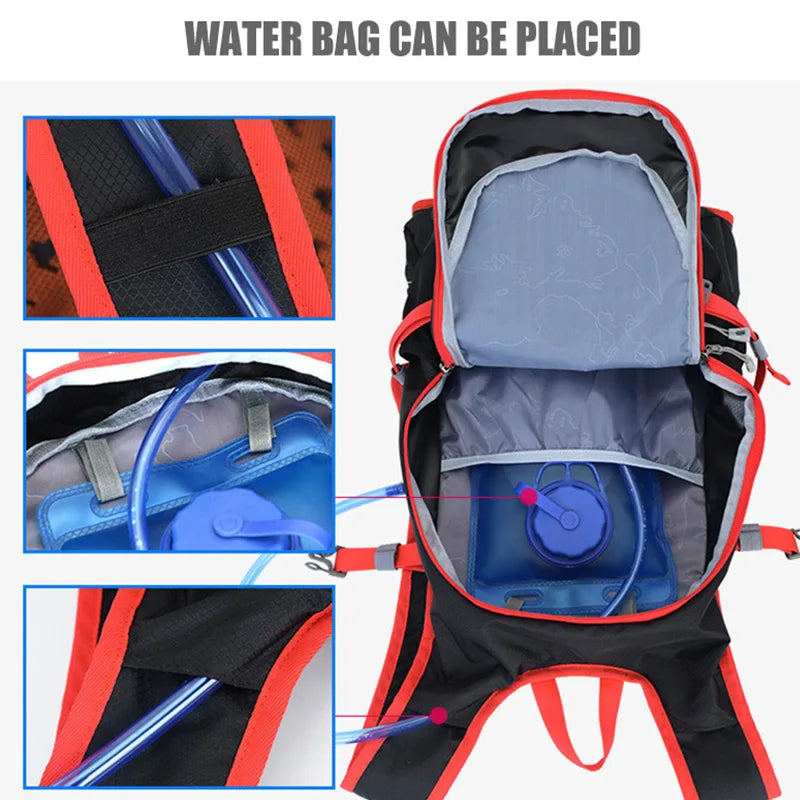 25l esporte ao ar livre ciclismo correr saco de água capacete armazenamento hidratação mochila ultraleve caminhadas bicicleta equitação pacote bexiga mochila