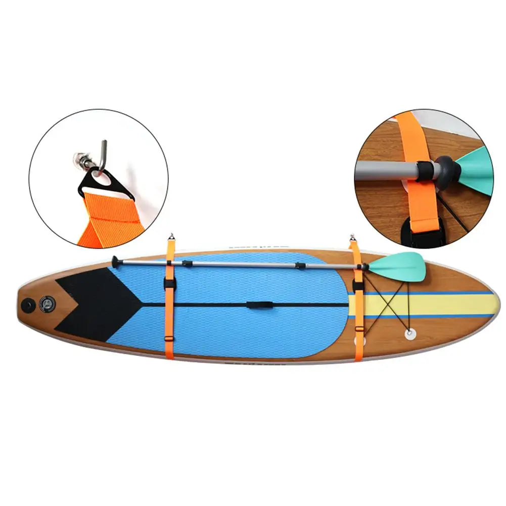 Adjustable Surfboard Carrying Shoulder Straps Storage Rack Padded Wall Straps For Kayak SUP Paddle Board Surfboard Storage Belt