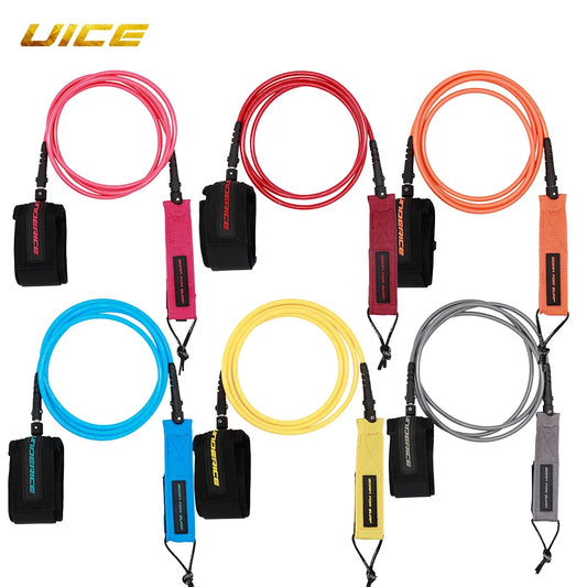 Surf Leash SUP Board Leash Surf Board Rope Surf Paddle Board Leash 6/7mm SUP Leash For Paddle Board Longboard Surf Foot Rope