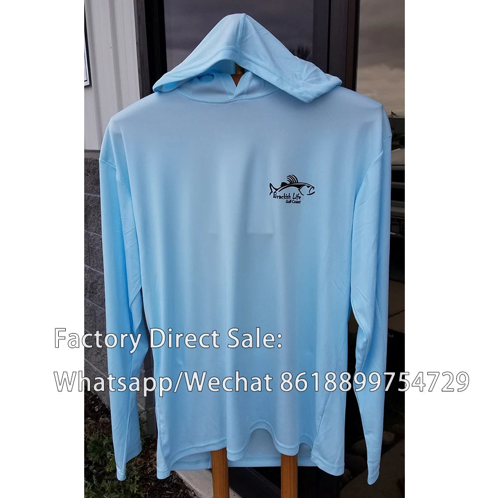 Sailing Hoodies Fishing Apparel Cap T-shirt Long Sleeve Tech Hoody Shirt Summer Outdoor Running Fish Green Camisa Racing Clothes