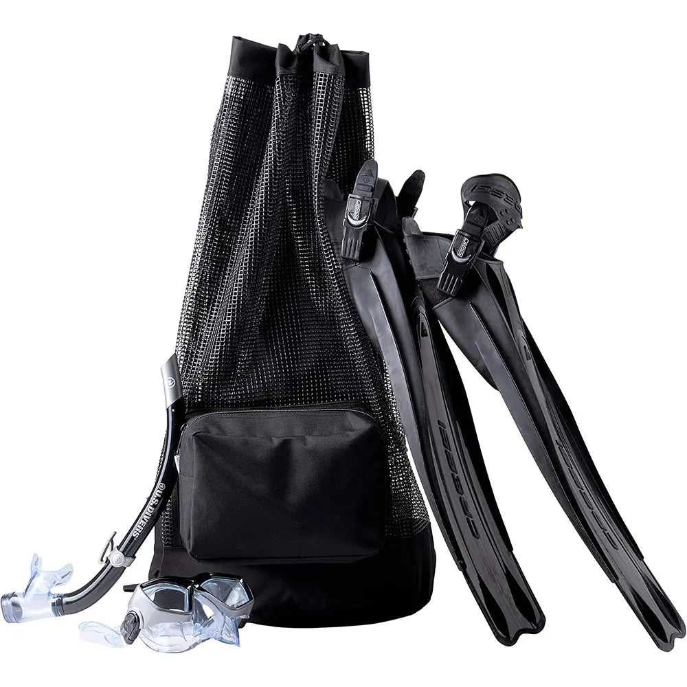 Scuba Diving Bag Mesh Travel Backpack for Scuba Diving and Snorkeling Gear Dry Bag Holds Mask Fins Snorkel Travel Bag