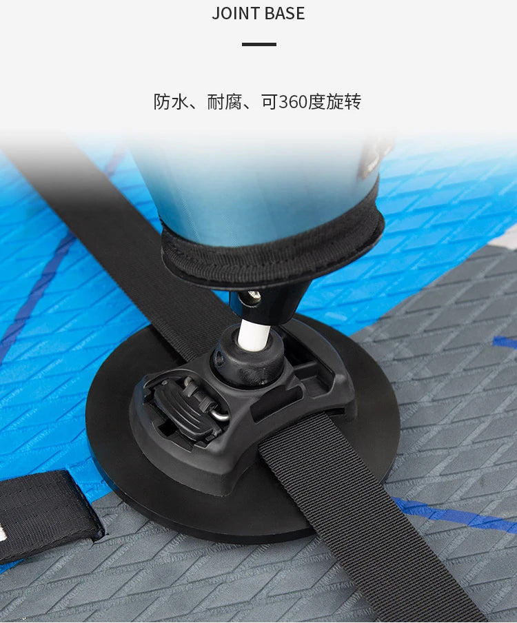 Portable Stand-up Windsurfing Set Water SUP Inflatable Kiteboards with Dual Tail Fins Inflatable Stand Up Paddleboard SUP Board