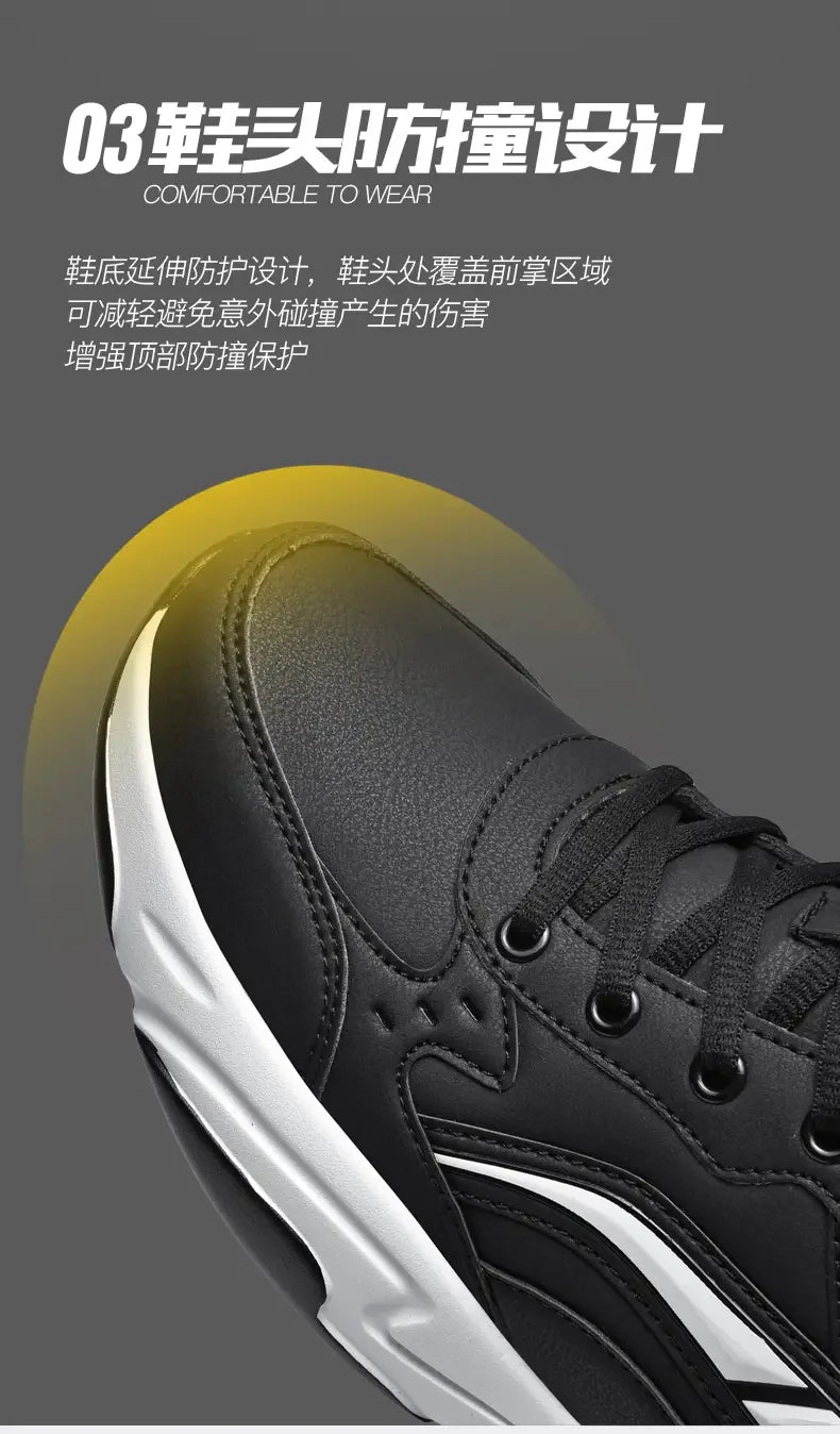 SYTK PU Leather Sneakers Men Casual Shoes Sports Boys Pure Black Plus Big Size 47 48 Tenis Masculino Shoes