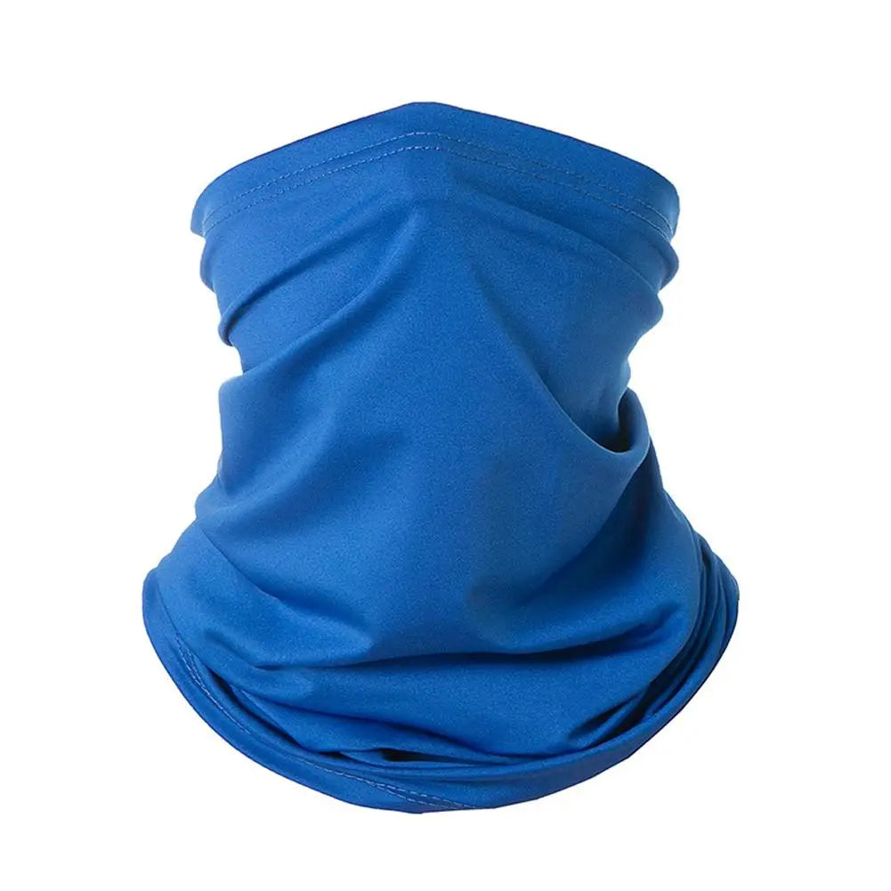 Men Women Head Face Neck Sunshade Collar Ice Silk UV Protection Face Cover Mask Outdoor Fishing Cycling Sports Bandana Scarf