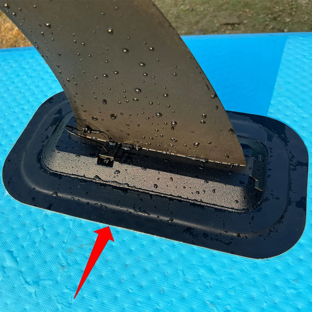 Base de barbatana quadrado pvc material folha inflável stand up paddle board prancha proteção capa sup cola reforço acessório