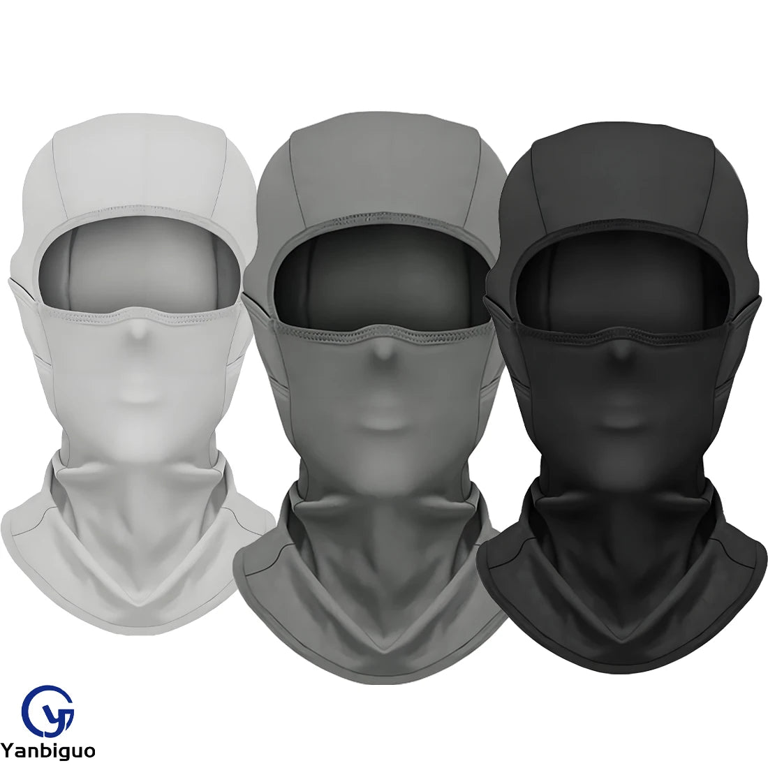 Face Mask UV Protection Windproof Thermal Ice Silk Neck Gaiter for Men Women Outdoor Sports Motorcycle Ski Face Cover Protector