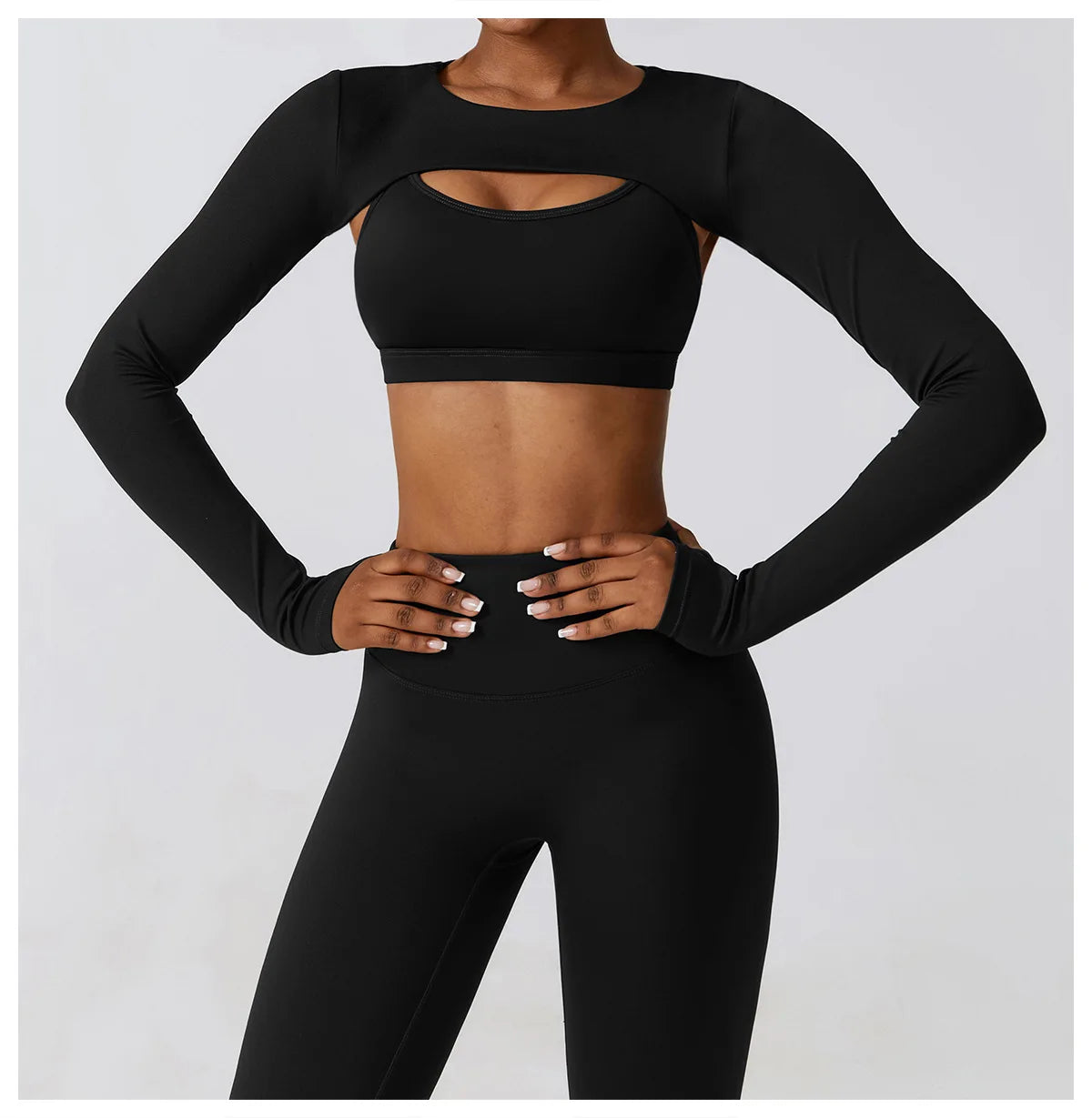New Sports Camisole Yoga Long Sleeved Shawl Yoga Top Nude Fitness Yop Gym Push Ups Workout Top Running Sports Smock