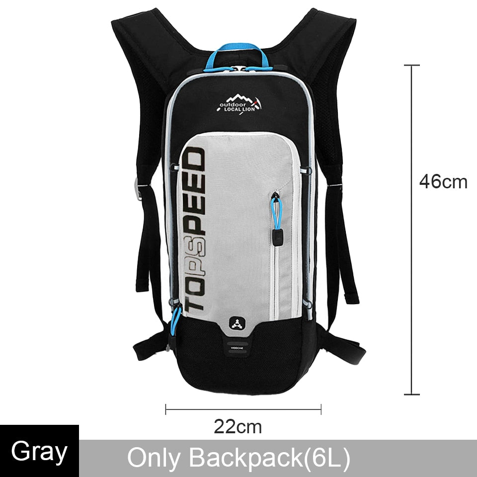 Leão local 6l/5l saco de ciclismo das mulheres dos homens equitação à prova dwaterproof água respirável bicicleta mochila, saco de água da bicicleta, capacete da bicicleta