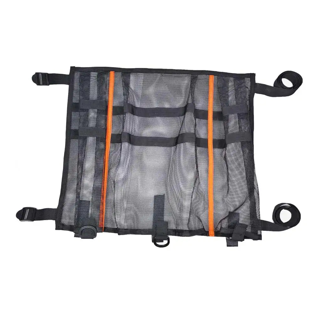 Kayak Under-Seat Storage Bag UV-Resistant Mesh Organizer Inflatable Boat Mesh Storage Net Pouch for Tools & Gear