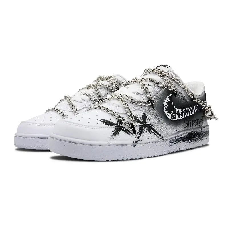 【Customize】Nike Court Vision 1 Skateboarding Shoes Unisex Sneakers shoes DH2987-101