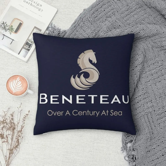Beneteau Sailboat Sailing Yacht Pillowcase Polyester Pillows Cover Cushion Comfort Throw Pillow Sofa Decorative Cushions Used