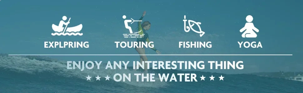 Windsurf Inflatable Stand Up Sup Paddle Board With Sail Kitesurf Wakeboard