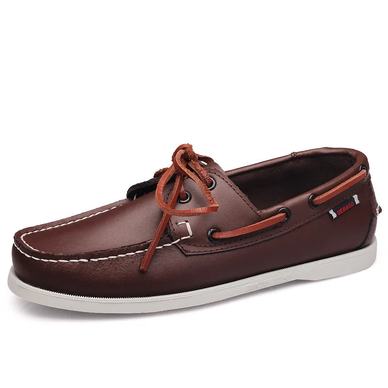 Men's Shoes Large Sailing Korean Edition Trendy Driving Dou Dou Casual Leather Shoes for Men