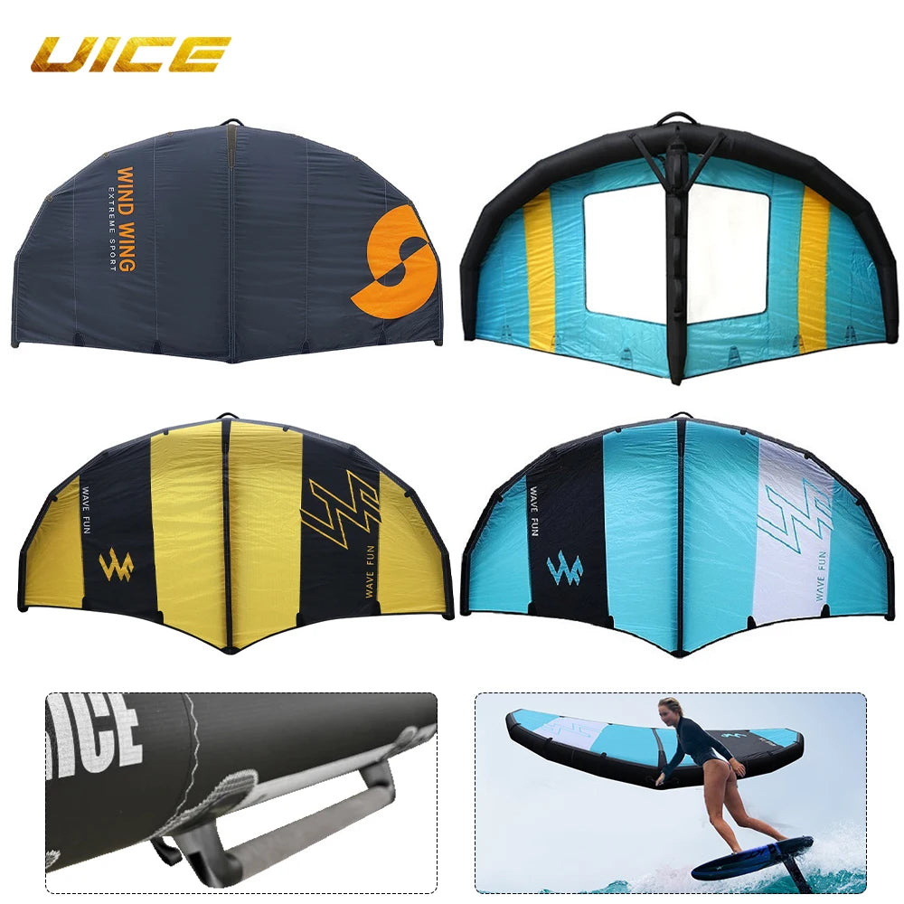 UICE 4.0m² 5.0m² 6.0m² Surfing Wing Foil Wing Soft Handle Surfboard Accessories Surf Hydrofoil Inflatable Wingfoil Bodyboard