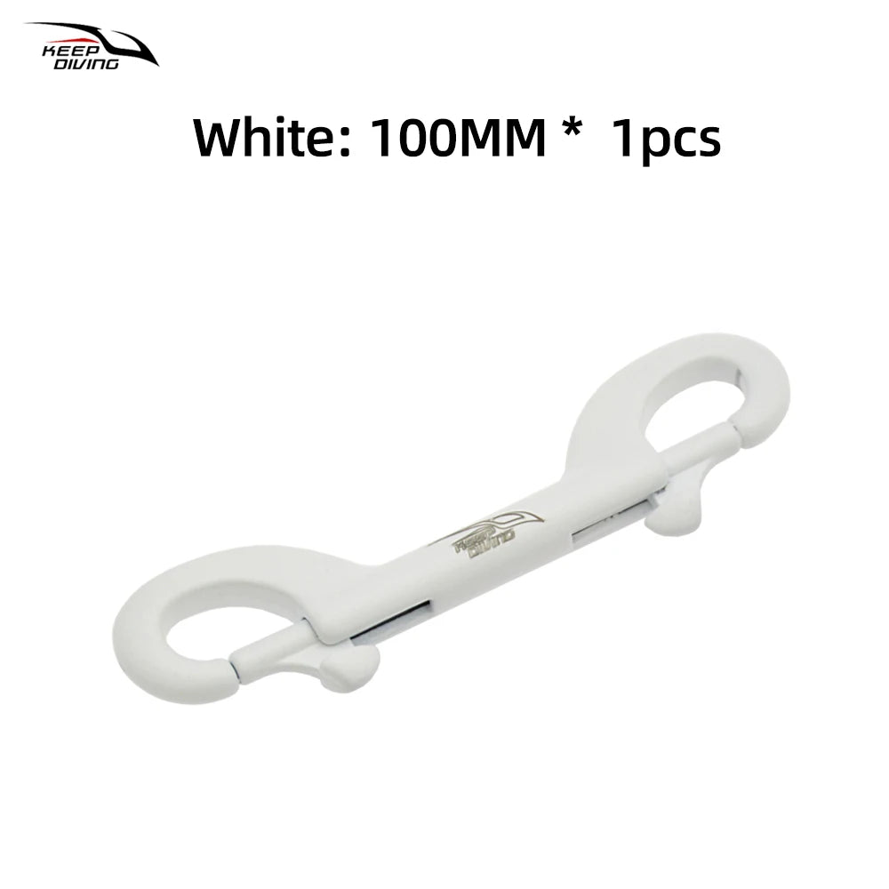 1 PCS KEEP DIVING 316 Stainless Steel Scuba Diving Double Ended Hook Accessory For Equipment BCD Chioce Snap Bolt kit Quick Draw
