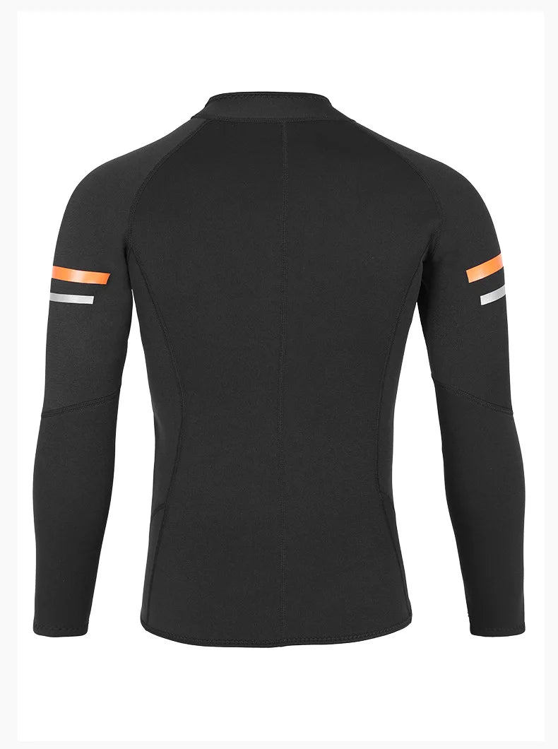 For Men 1.5mm SBR N-cloth Beach swimwear long-sleeved Wetsuit Diving suit Sunscreen surfing wetsuit jellyfish suit