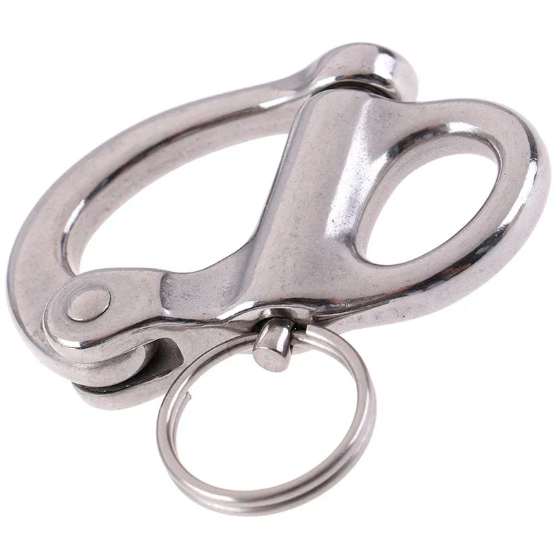 316 Stainless Steel Rigging Sailing Fixed Bail Snap Shackle Yacht Outdoor Living