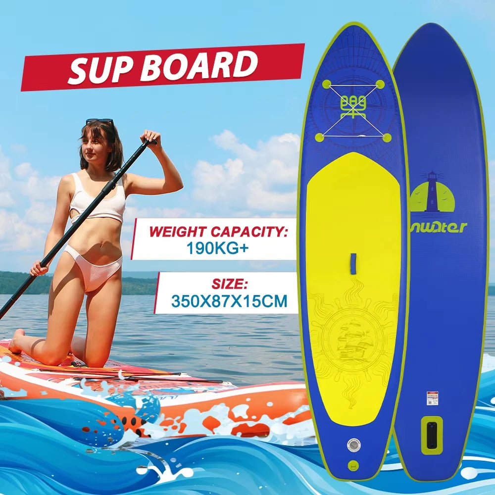 FunWater Stand Up Paddling Board Inflable Paddle Board Non-Slip Water Sport Paddle Board Surf Sup Board