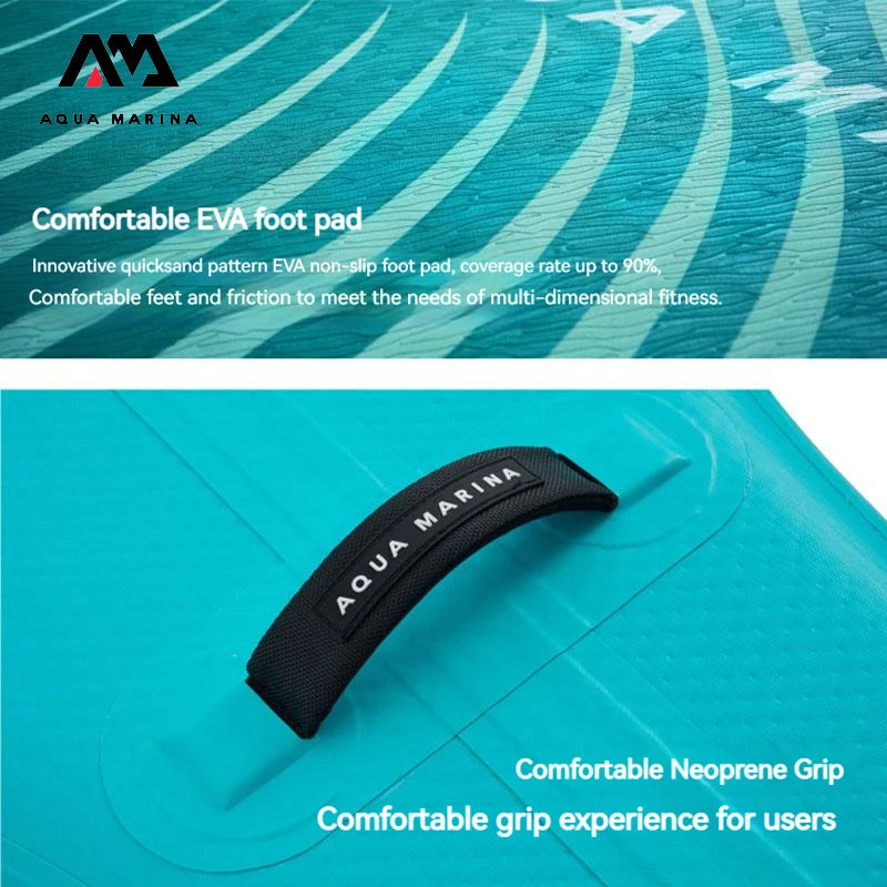 AQUA MARINA Yoga Dock Sup Board PEACE Yoga Surfboard Stand Up Paddleboard Aquatic Yoga Sports Board Platform 290cm